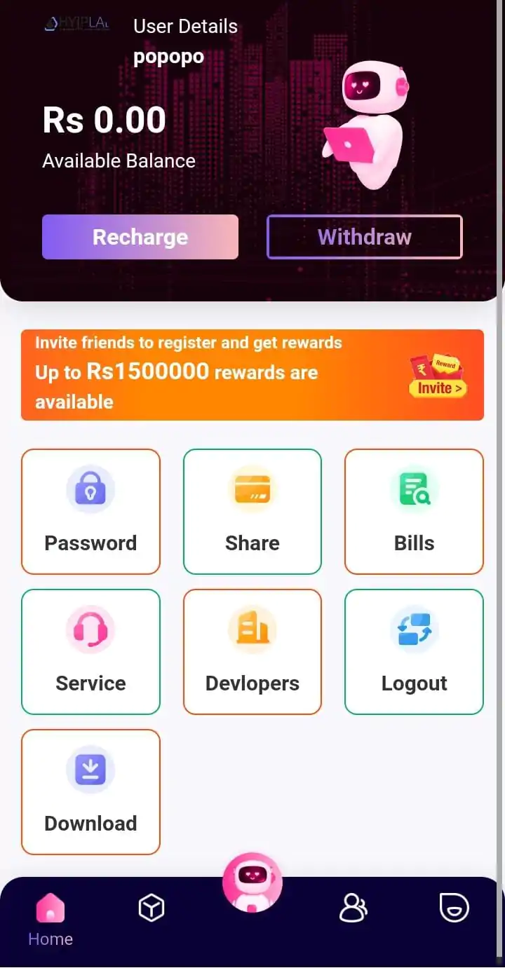 Purple Robot Auto Deposit Power Bank Script