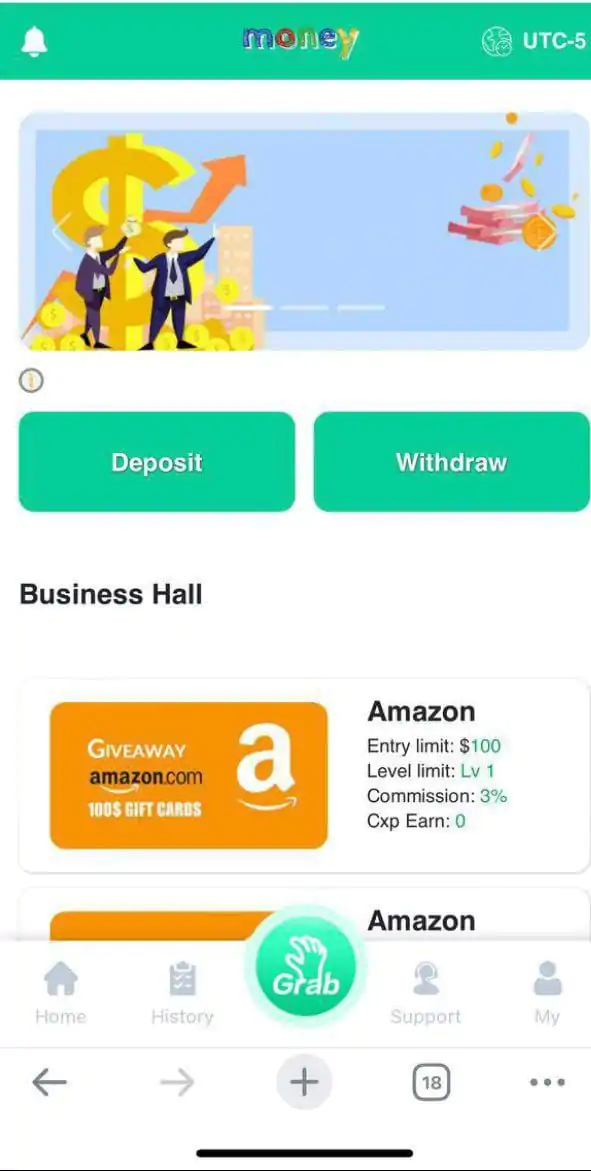 Ama Cash Grabbing Script