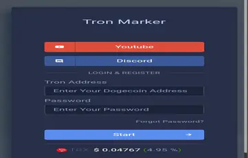 Tronmark Template Crypto Mining (SCM)